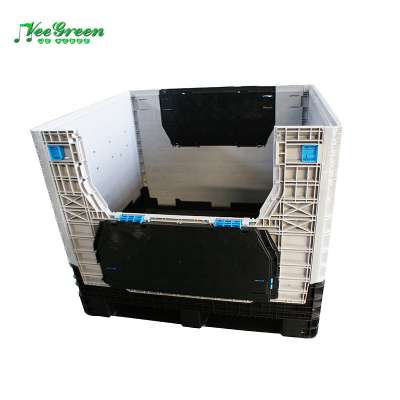 Heavy Duty Extra Large Bulk Collapsible Plastic Pallet Box with Lids