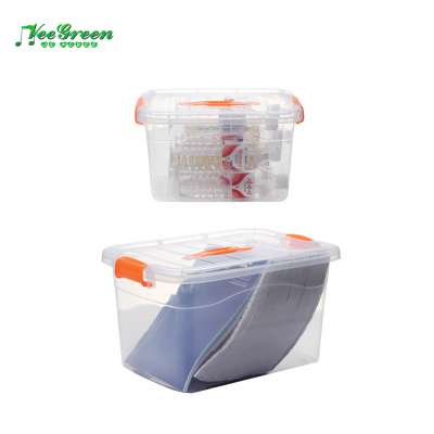 Stacking Multipurpose Transparent Home Use Storage Plastic Boxes for Sale