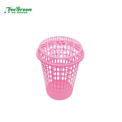 Hot Round Plastic Laundry Basket with Lid