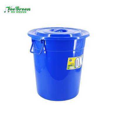 Round Water Storage Plastic Bin with Lid